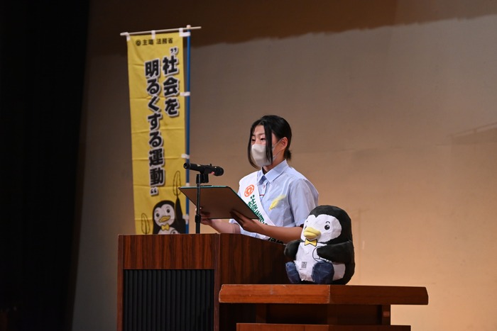高知県立安芸中学校　作文発表