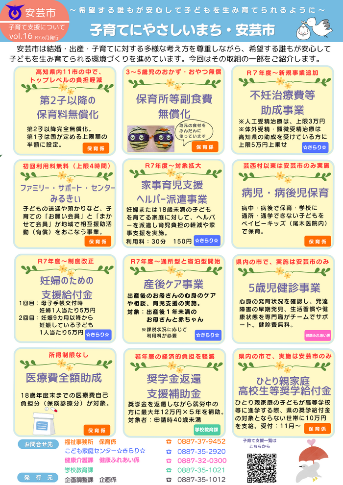 vol.16　子育て支援について