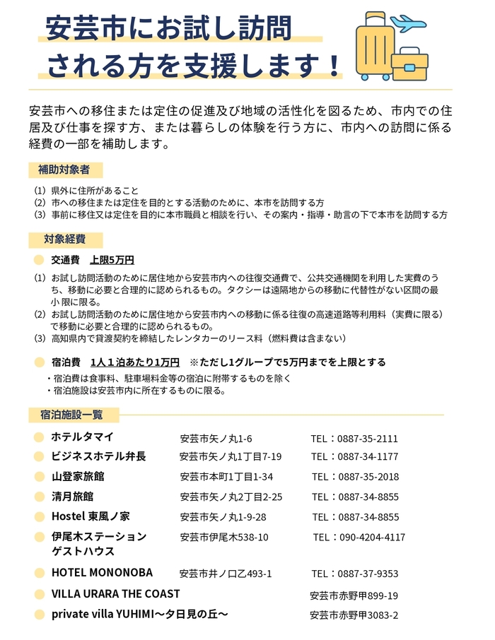 お試し訪問補助金チラシ