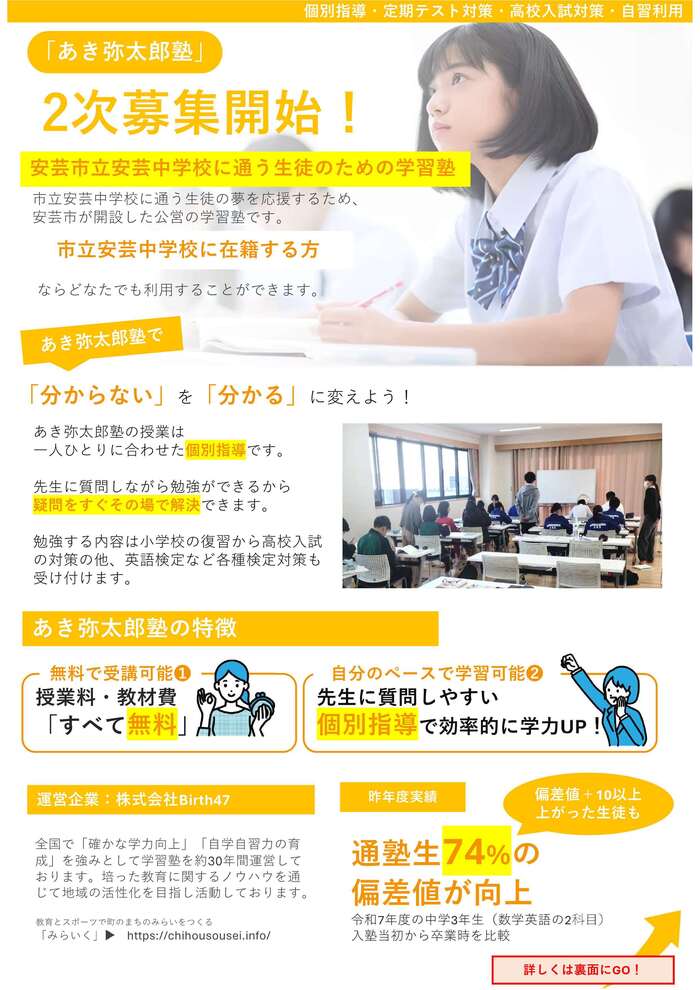 チラシ表面