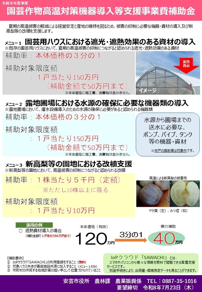 高温対策