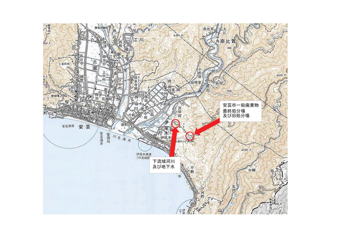 水質分析場所地図